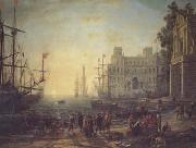 Claude Lorrain Port with the Ville Medici (mk17) oil painting picture wholesale